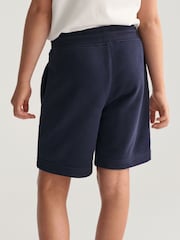 GANT Blue Kids Shield Sweat Shorts - Image 6 of 9