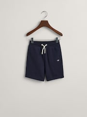 GANT Blue Kids Shield Sweat Shorts - Image 7 of 9