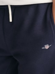 GANT Blue Kids Shield Sweat Shorts - Image 9 of 9