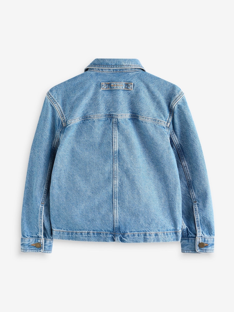 GANT Blue Teens Denim Workwear Jacket - Image 2 of 3