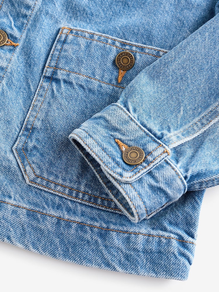 GANT Blue Teens Denim Workwear Jacket - Image 3 of 3