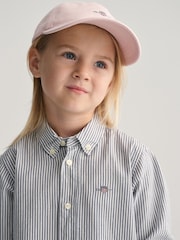 GANT Kids Shield Striped Oxford 100% Cotton Shirt - Изображение 4 из 8