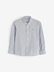 GANT Kids Shield Striped Oxford 100% Cotton Shirt - Изображение 7 из 8