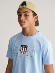GANT Blue Archive Shield Teens T-Shirt - Image 4 of 5