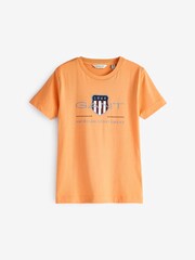 Оранжевый - GANT Archive Shield Teens T-Shirt - Изображение 1 из 3