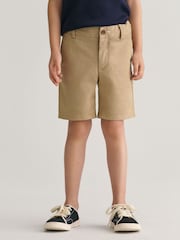 GANT Natural Kids Regular Fit Chino Shorts - Image 1 of 11