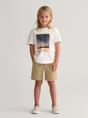 GANT Natural Kids Regular Fit Chino Shorts - Image 6 of 11