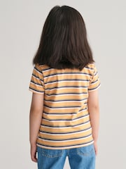 GANT Kids Shield Striped 100% Cotton T-Shirt - Изображение 2 из 6