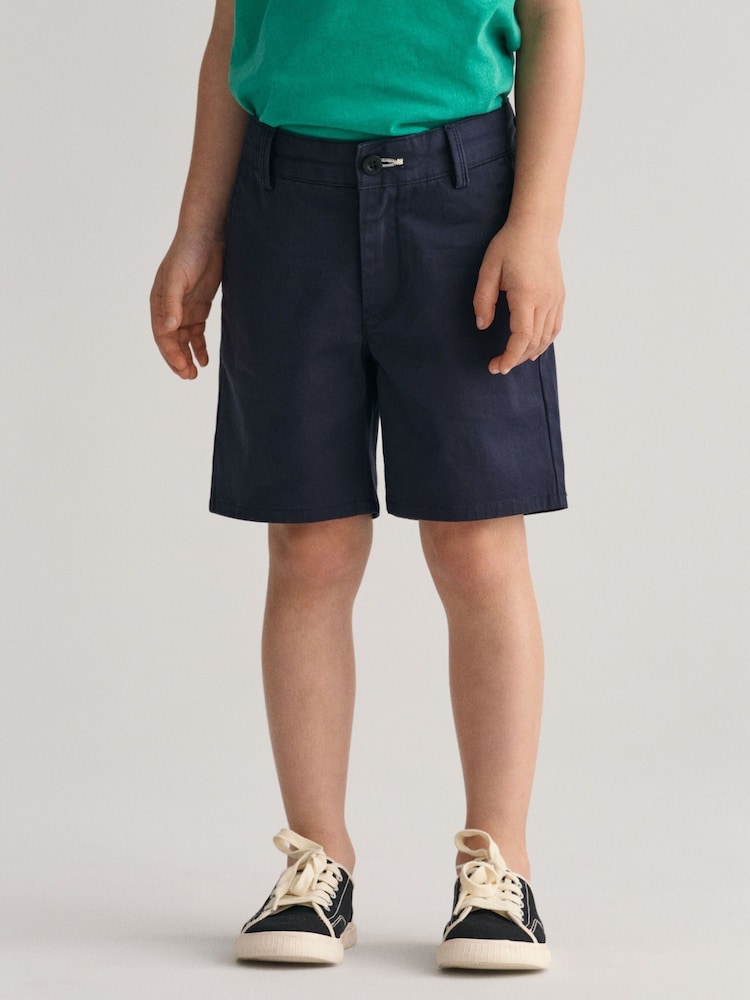 GANT Blue Kids Regular Fit Chino Shorts - Image 1 of 7