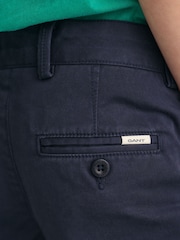 GANT Blue Kids Regular Fit Chino Shorts - Image 7 of 7