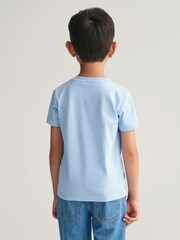 GANT Blue Kids Archive Shield T-Shirt - Image 2 of 6