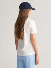 Белый - GANT Archive Shield Teens T-Shirt - Изображение 2 из 5