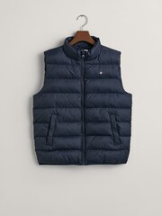 GANT Blue Teens Shield Light Padded Gilet - Image 5 of 5