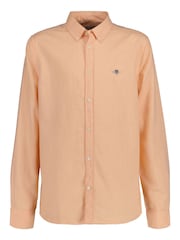 GANT Orange Shield Logo Oxford Shirt - Image 1 of 2