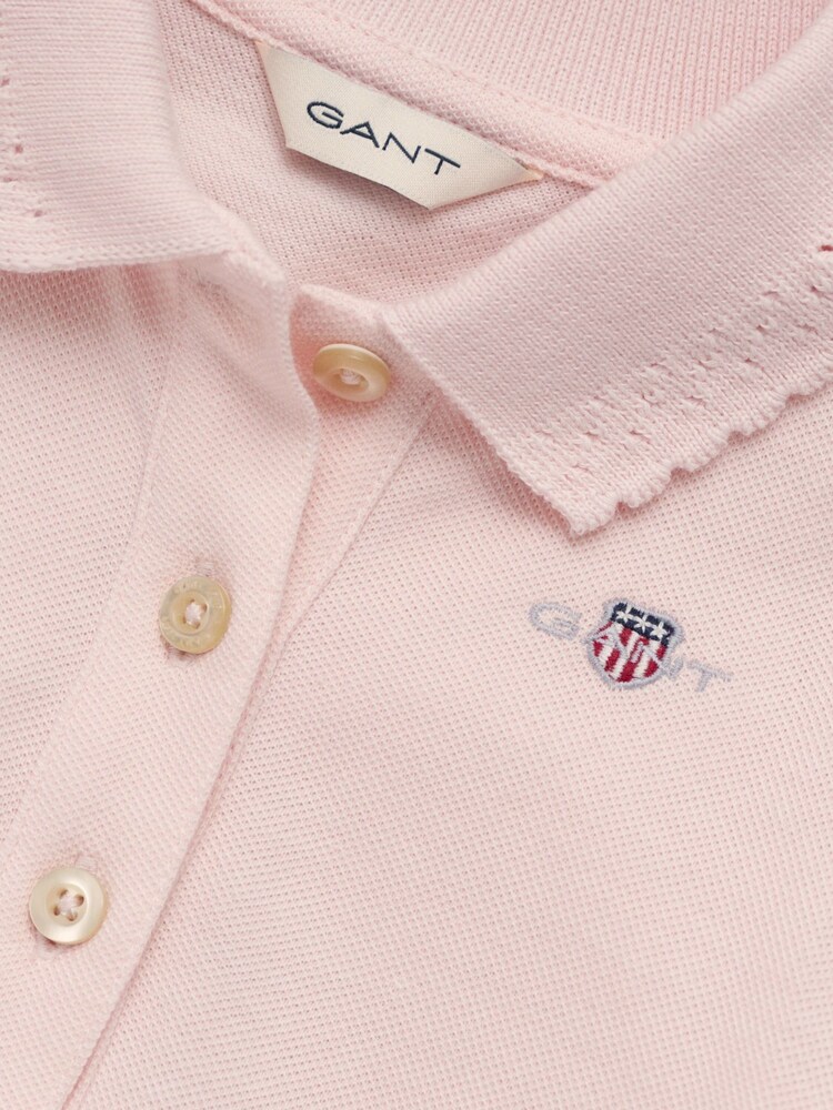 GANT Pink Baby Girl Piqué Polo Dress - Image 3 of 3