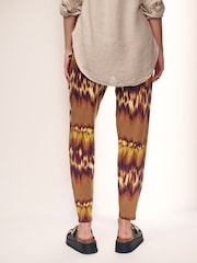 Brown Tie Dye Jersey Joggers - Image 2 of 6