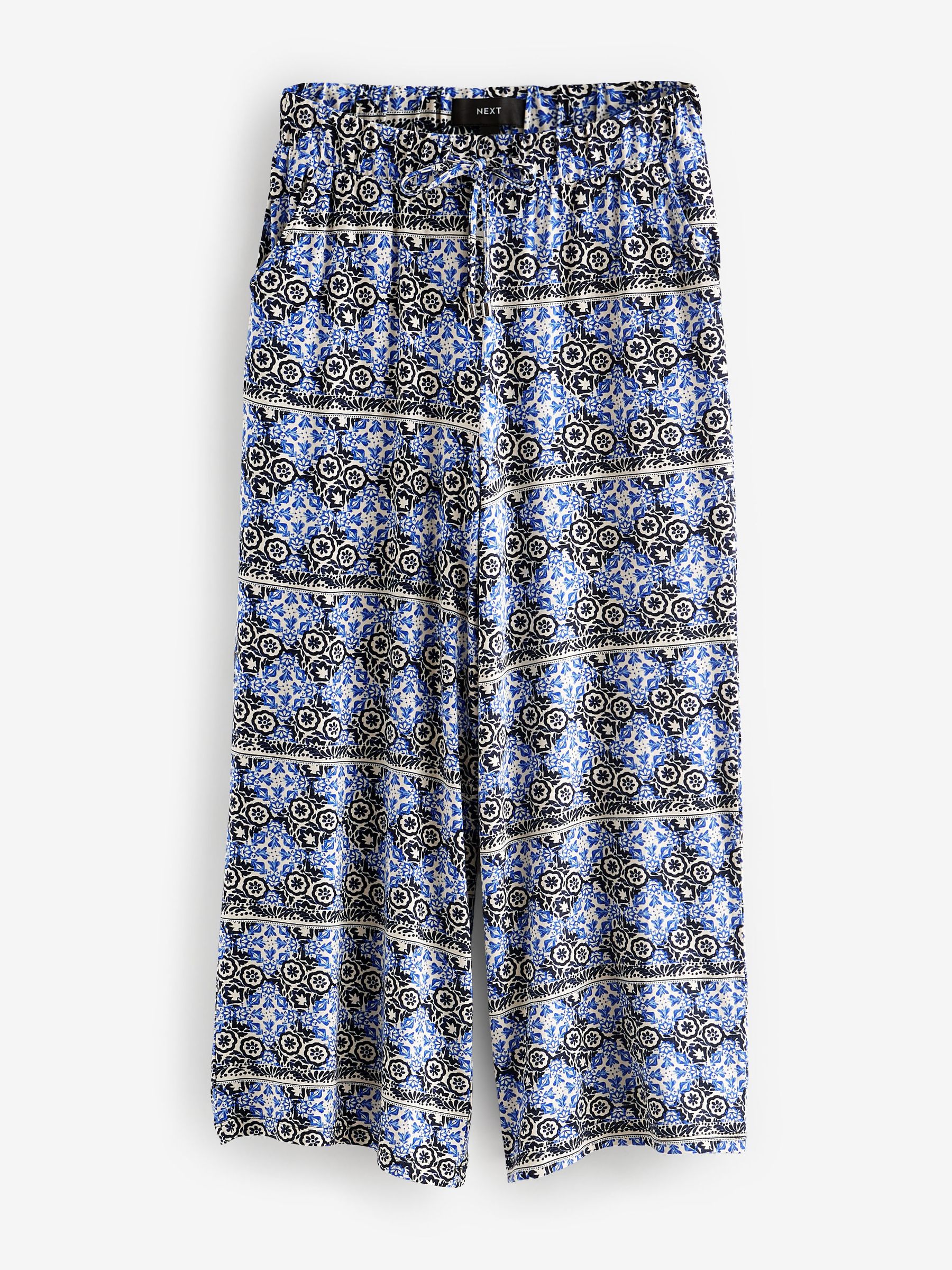 Buy Navy Floral Jersey Culottes from the Next UK online shop