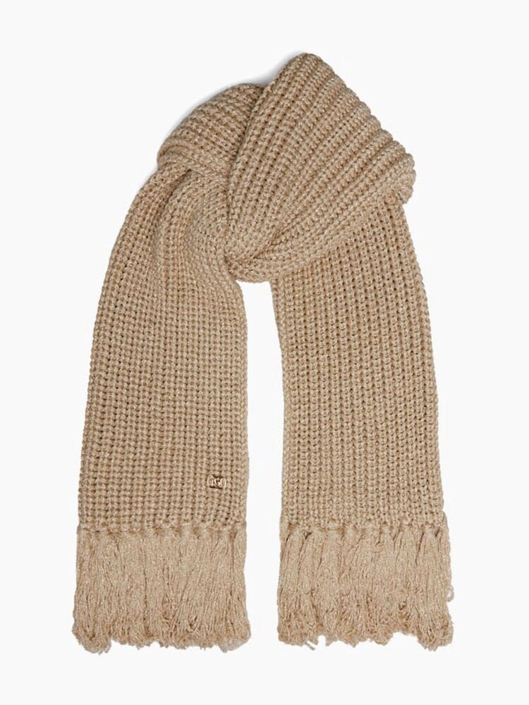 Dune London Gold Luxuria Metallic Knitted Scarf - Image 1 of 1