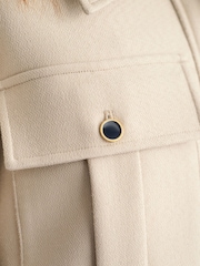 GANT Cream Textured Jacket - Image 11 of 14