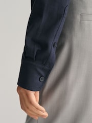 GANT Blue Slim Fit Jersey Shirt - Image 9 of 14