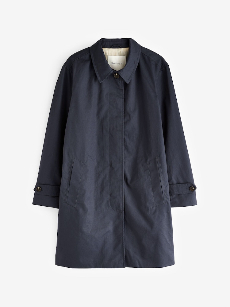 GANT Blue Water Repellent Car Coat - Image 1 of 6