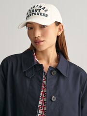 GANT Blue Water Repellent Car Coat - Image 2 of 6