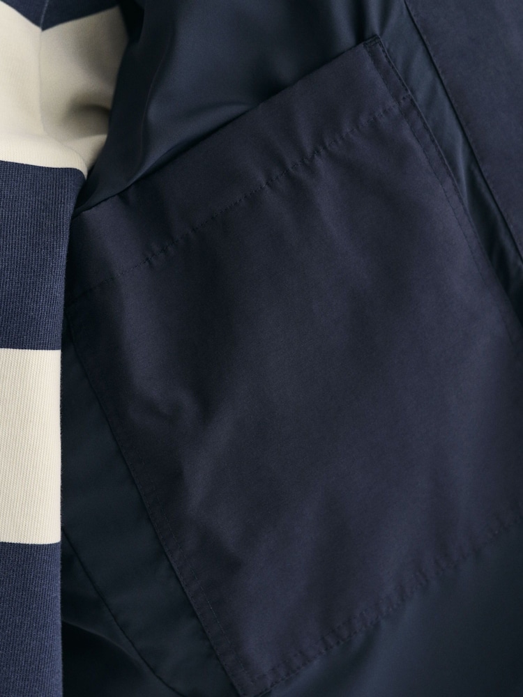 GANT Blue Lightweight Water Repellent Mist Jacket - Image 12 of 12