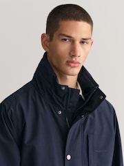 GANT Blue Lightweight Water Repellent Mist Jacket - Image 4 of 12