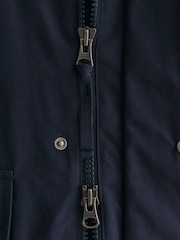 GANT Blue Lightweight Water Repellent Mist Jacket - Image 9 of 12