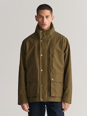 GANT Green Lightweight Water Repellent Mist Jacket - Image 1 of 12