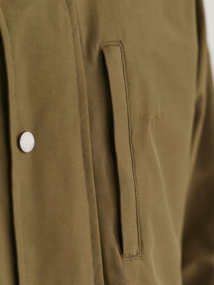GANT Green Lightweight Water Repellent Mist Jacket - Image 7 of 12