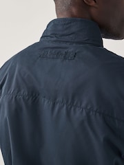 GANT Blue Lightweight Water Repellent Harrington Jacket - Image 4 of 8