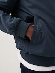 GANT Blue Lightweight Water Repellent Harrington Jacket - Image 6 of 8