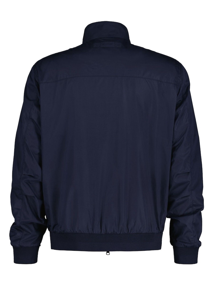 GANT Blue Lightweight Water Repellent Harrington Jacket - Image 8 of 8