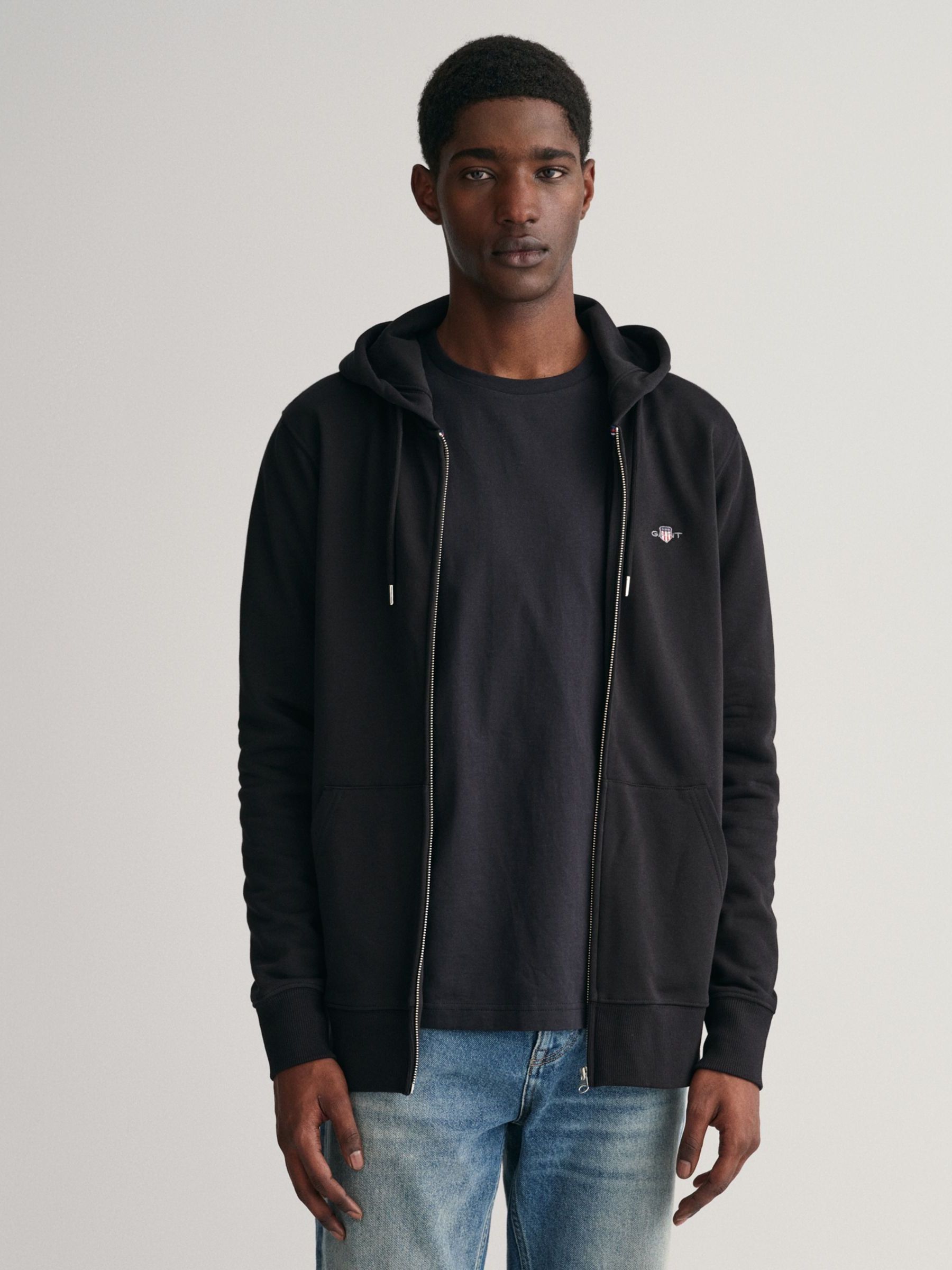 Gant zip up hoodie clearance