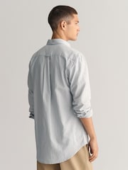 GANT Blue Regular Fit Striped Archive Oxford Shirt - Image 2 of 6