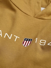 GANT Natural Printed Graphic Hoodie - Image 5 of 5