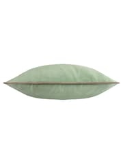 Furn Eucalyptus/Natural Meridian Velvet Cushion 55 x 55cm Cover 45cm X 45cm - Image 5 of 6