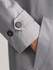 GANT Grey Water Repellent Car Coat - Image 6 of 7