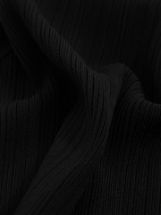 Good American Black Good American Ribbed Vest - Image 5 of 5