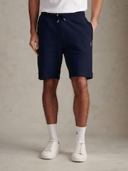 U.S. Polo Assn Blue Twill Texture Jersey Shorts - Image 1 of 7