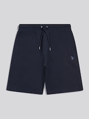 U.S. Polo Assn Blue Twill Texture Jersey Shorts - Image 5 of 7