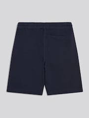 U.S. Polo Assn Blue Twill Texture Jersey Shorts - Image 6 of 7