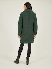 Yumi Green Teddy Bear Coat - Image 2 of 5