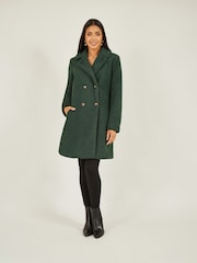 Yumi Green Teddy Bear Coat - Image 3 of 5