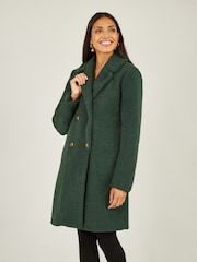 Yumi Green Teddy Bear Coat - Image 4 of 5