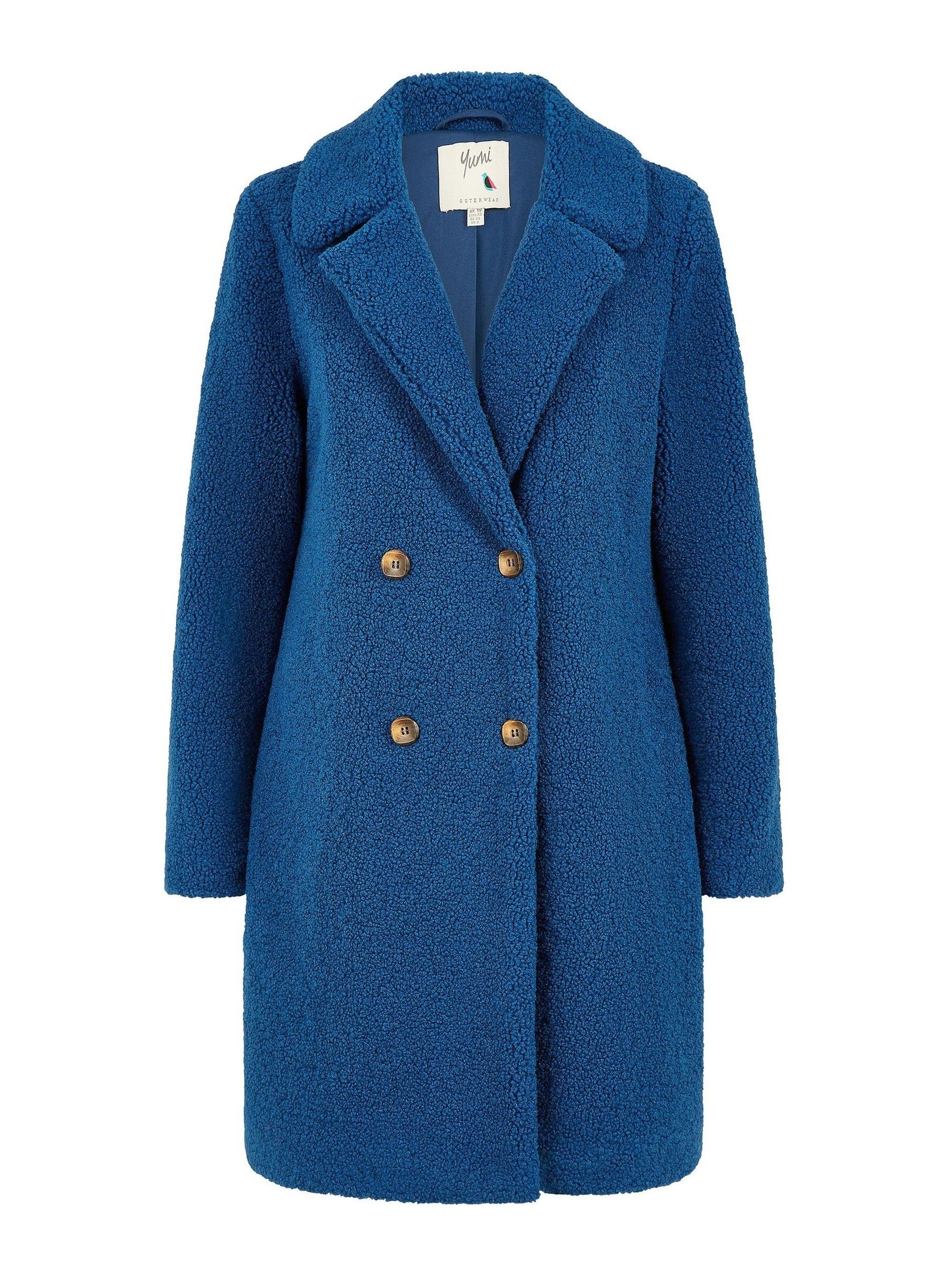 Next blue teddy coat shop