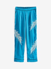 Monsoon Blue Clover Feather Pyjamas Set - Image 7 of 7