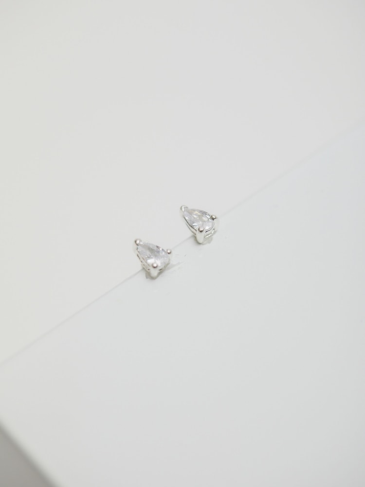 Simply Silver Silver Cubic Zirconia Pear Stone Set - Image 4 of 4 Simply Silver Silver Cubic Zirconia Pear Stone Set - Image 4 of 4