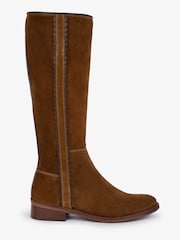 Penelope Chilvers Posada Rociera Suede Brown Boots - Image 1 of 6